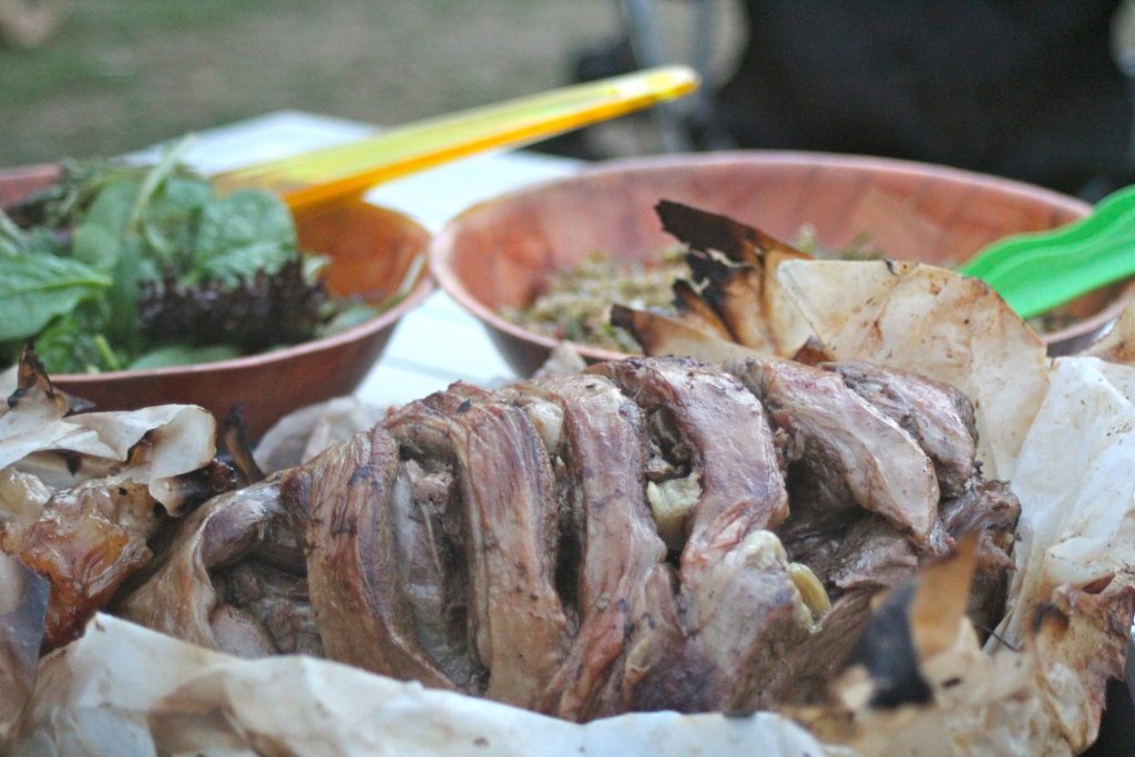 , Camping holiday and a great 7 hour roast lamb recipe