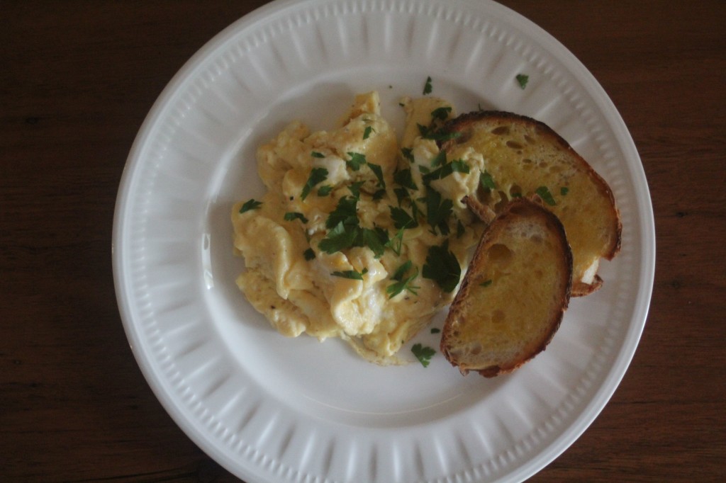 , Perfect scrambled eggs