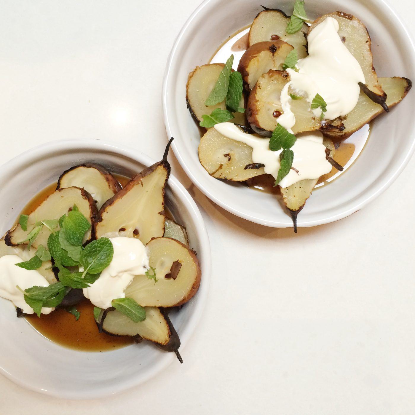 , Barbecued pears recipe and great tips for cooking on the barbecue