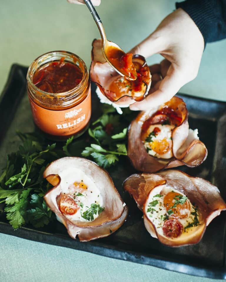Ham and egg tarts
