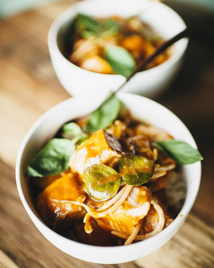 Thai fish curry