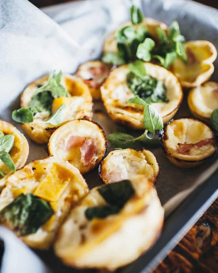 Mini quiches for midweek easy dinners