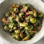 Brussels Sprouts with pomegranate