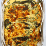 Cauliflower and fennel and silverbeet frittata