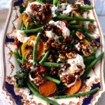 Winter Pumpkin and Bean and Harissa Yoghurt Salad