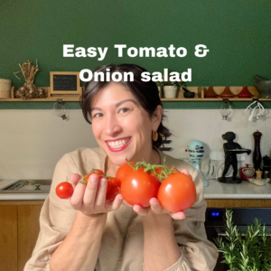 Easy Tomato and Onion salad