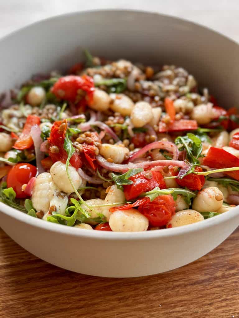 One Pan Warm Gnocchi salad-1