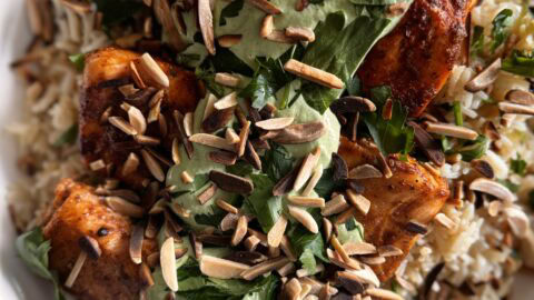 Cajun Spiced Fish with Green Goddess Dressing