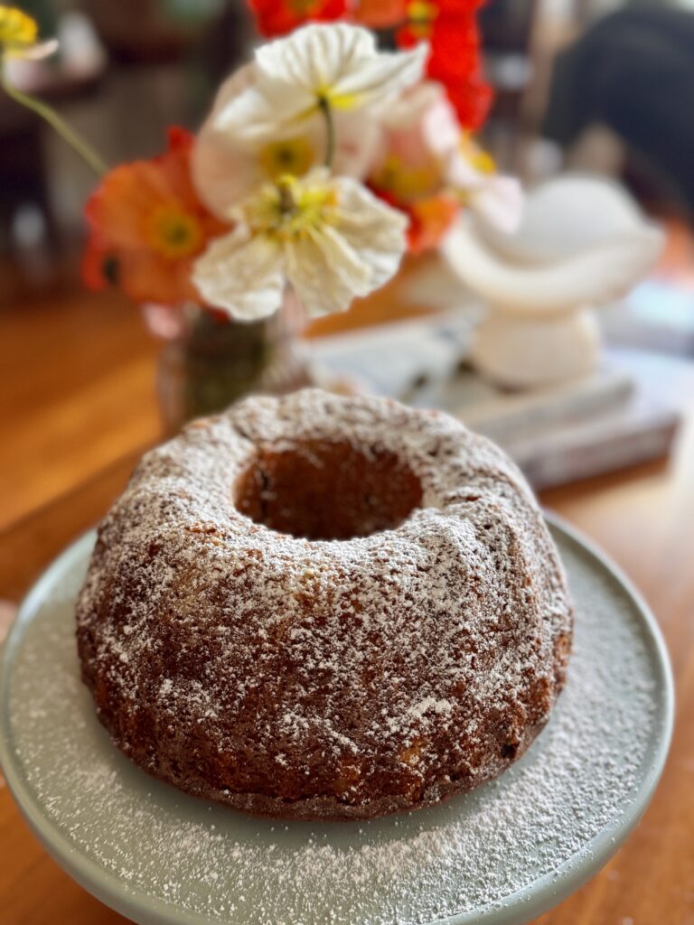 Easy Ricotta Cake with Honey, Chocolate and Orange