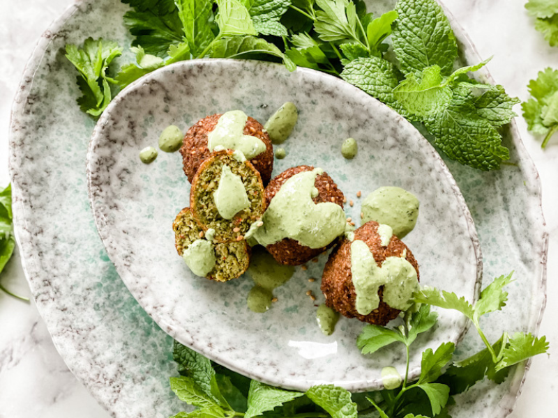 The Best Homemade Falafel & Fixings