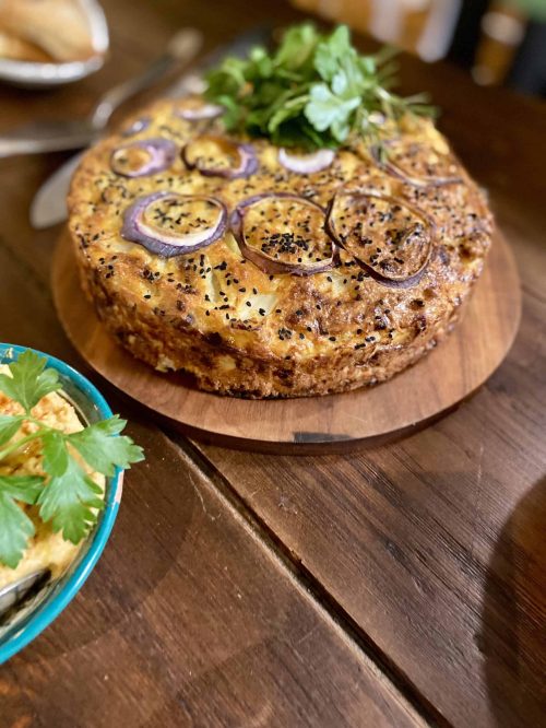 The Best Savoury Cauliflower Cake from Ottolenghi