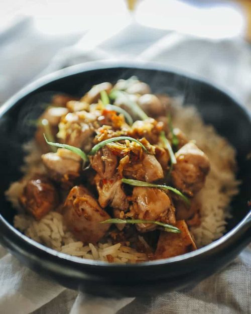 Chicken and lemongrass stirfry