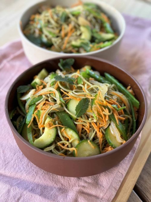 Green Tea Noodle Salad
